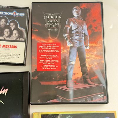 LOT 98A: CDs, DVDs & Tapes: Michael Jackson, Janet Jackson & Prince