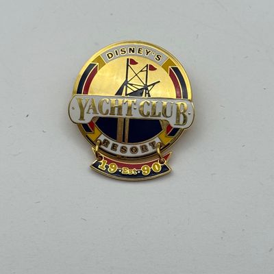 LOT 124P: WDW Resort Trading Pins: Board Walk, Beach Club, Port Orleans, Caribbean Beach, Yacht Club, All Stars & Board Walk Villas
