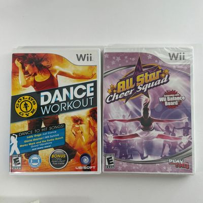 LOT 65A: Nintendo Wii Games: We Ski, Jillian Michaels, Zumba Fitness, Dance Workout, DDR Hottest Party & More
