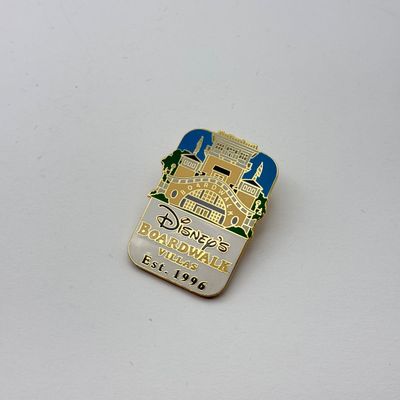 LOT 124P: WDW Resort Trading Pins: Board Walk, Beach Club, Port Orleans, Caribbean Beach, Yacht Club, All Stars & Board Walk Villas
