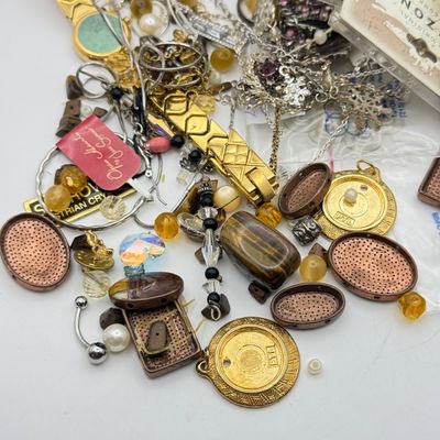 LOT 177J: Jewelry Junk - Craft or Repair Lot
