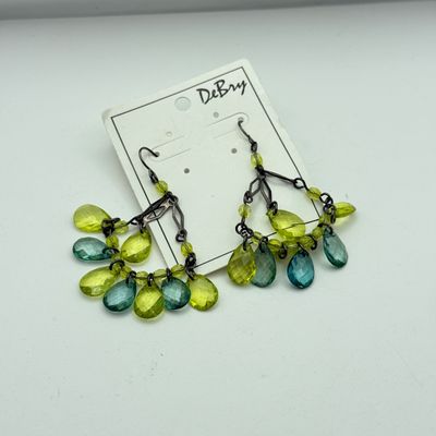 LOT 173J: Green & Teal Necklaces, Earrings & More