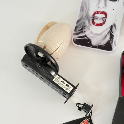 LOT 91A: Paws Up! Lady Gaga Collection: NIP DVD, CDs, Singing Toothbrush & Gaga's Workshop Souvenirs