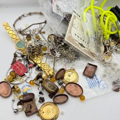 LOT 177J: Jewelry Junk - Craft or Repair Lot