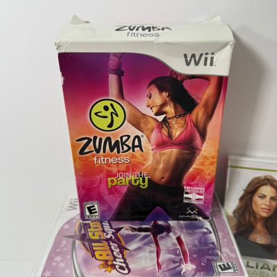 LOT 65A: Nintendo Wii Games: We Ski, Jillian Michaels, Zumba Fitness, Dance Workout, DDR Hottest Party & More