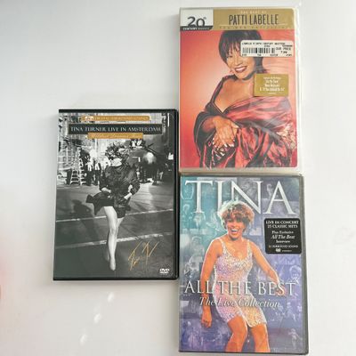 LOT 97A: CDs, DVDs & Cassette Tapes: Mariah Carey, Patti Labelle, Tina Turner, Paula Abdul, Whitney Houston, Beyonce