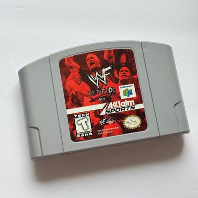 LOT 207V: Vintage Nintendo N64 Wrestling Games: WrestleMania, WWF