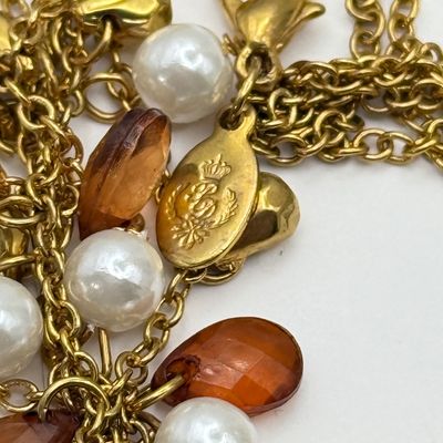 LOT 164J: Goldtone Necklaces, Bracelets & Rings