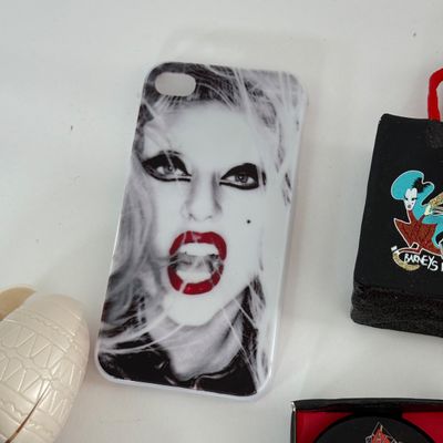 LOT 91A: Paws Up! Lady Gaga Collection: NIP DVD, CDs, Singing Toothbrush & Gaga's Workshop Souvenirs