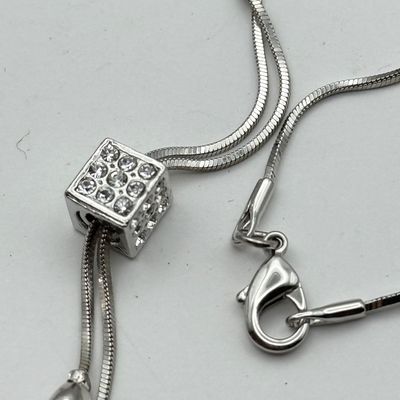 LOT 160J: Silvertone Costume Jewelry: Necklaces, NWT Earrings