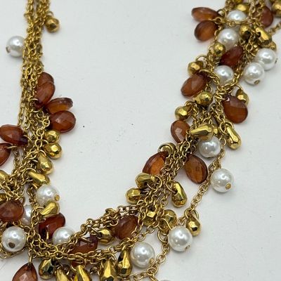 LOT 164J: Goldtone Necklaces, Bracelets & Rings