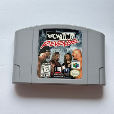 LOT 208V: Vintage Nintendo N64 WCW Wrestling Video Game Cartridges