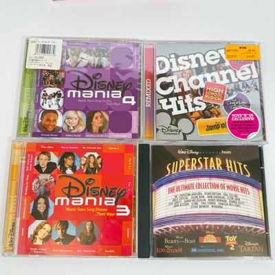 LOT 81A: Disney Channel DVDs & CDs: High School Musical, Hannah Montana, DisneyMania & More