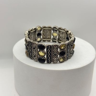 LOT 167J: Vintage Boho Bracelets, Star Ring & Necklace w Matching Earrings