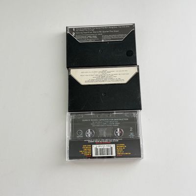 LOT 82A: Classic Rock Tapes (Guns N Roses, Led Zeppelin, AC DC & Def Leopard) & Two Aerosmith CDs