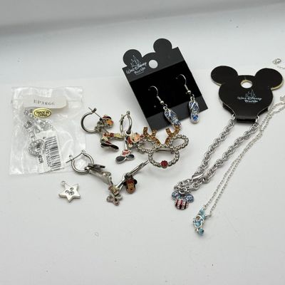 LOT 216J: Vintage Disney Holiday Jewelry