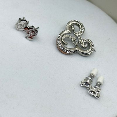 LOT 180J: Disney Mickey Mouse Jewelry: Pendant Necklace, Watch, Ring, Pin & Charms
