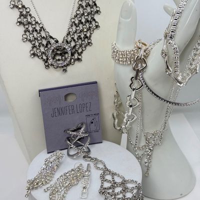LOT 155J: Vintage Rhinestone Jewelry & More