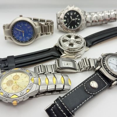 LOT 172J: Collection of Men's Watches: Kenneth Cole, Relic & More