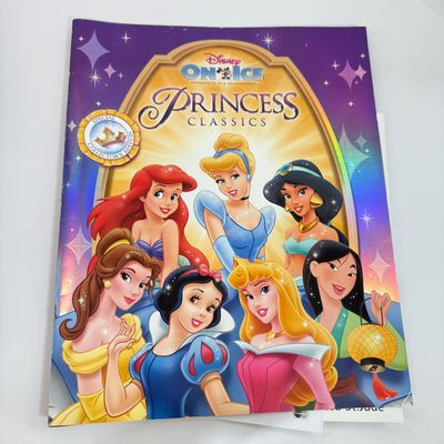 LOT 79A: Disney CDs, On Ice Princess Classics Program & Disney DVDs: Cinderella, Lilo & Stitch, Aladdin, Beauty and the Beast,...