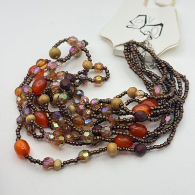 LOT 168J: Boho Beaded & Stone Necklaces, Bracelets & More