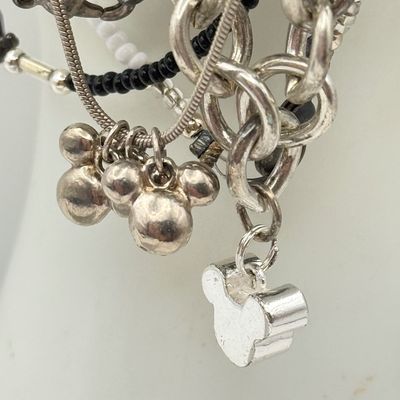 LOT 213J: Disney Mickey Mouse Bracelets & Earrings