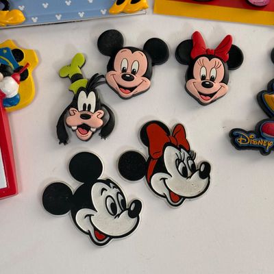 LOT 93A: Collection of Vintage Disney Magnets: Mickey, Minnie, Goofy, MGM Studios & More