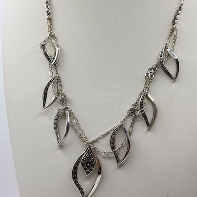 LOT 153J: Monet Leaf Necklace & Bracelet Set, Wire Necklaces, Bracelets & More