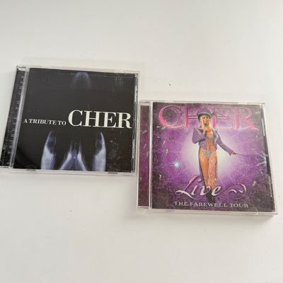 LOT 89A: Cher Collection: Forever Fit Book, Concert Book, CDs & DVD