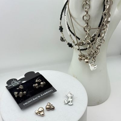 LOT 213J: Disney Mickey Mouse Bracelets & Earrings
