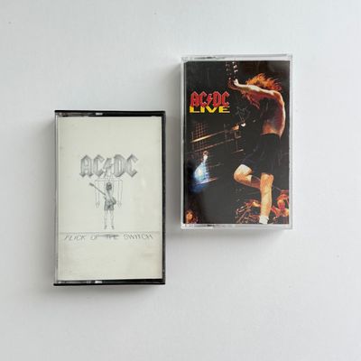 LOT 82A: Classic Rock Tapes (Guns N Roses, Led Zeppelin, AC DC & Def Leopard) & Two Aerosmith CDs