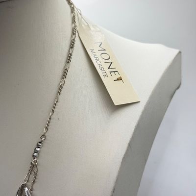 LOT 153J: Monet Leaf Necklace & Bracelet Set, Wire Necklaces, Bracelets & More