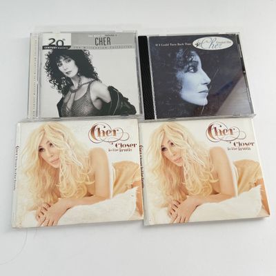 LOT 89A: Cher Collection: Forever Fit Book, Concert Book, CDs & DVD