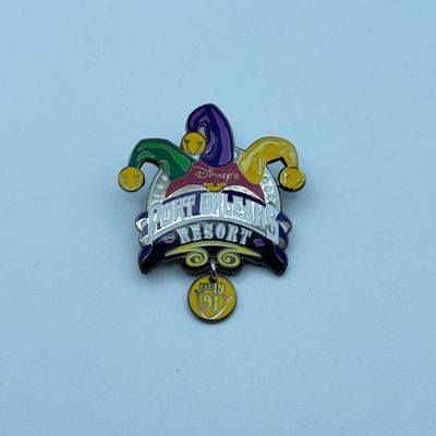 LOT 124P: WDW Resort Trading Pins: Board Walk, Beach Club, Port Orleans, Caribbean Beach, Yacht Club, All Stars & Board Walk Villas