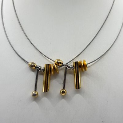 LOT 153J: Monet Leaf Necklace & Bracelet Set, Wire Necklaces, Bracelets & More