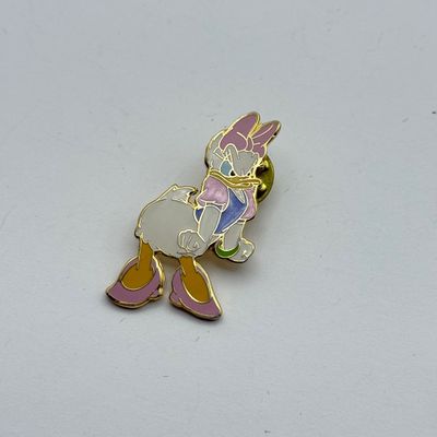 LOT 126P: 2000s Disney's EPCOT Collection: Figment Patch, Pin Park Map w/ Trading Pins: Ying Yang Mickey Head, Figment, Angry Daisy,...