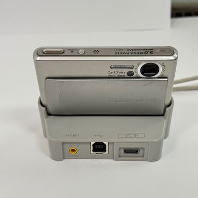 LOT 68A: Canon Sure Shot Z180u & Sony Cyber Shot DSC-T1 w/ Charging Dock