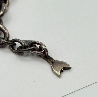 LOT 145F: Pair of 925 Sterling Silver Link Bracelets (65.7gtw)