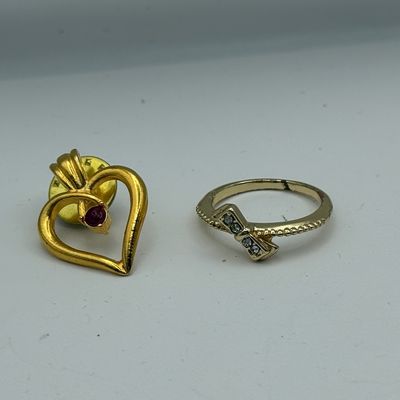 LOT 164J: Goldtone Necklaces, Bracelets & Rings