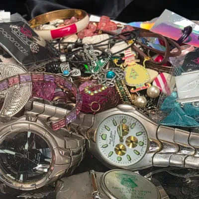 Large Mixed Costume Jewelry & Fashion Accessories Lot | Watches, Necklaces, Earrings & More