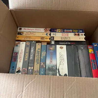 Large VHS Movie Collection – Classics, Westerns, Drama & Family Favorites