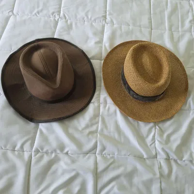 Dorfman Pacific DPC Brown Outback Safari Hat 100% Cotton Size Large