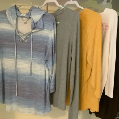 Women’s Casual Tops Lot | Christopher & Banks, Time & Tru & More | XL-1X
