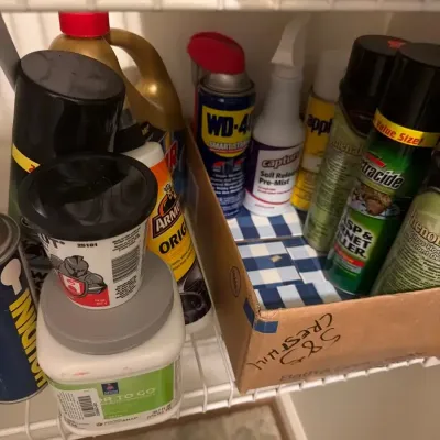 Household Maintenance & Lawn Care Supply Lot – WD-40, Cleaners & Garden Products