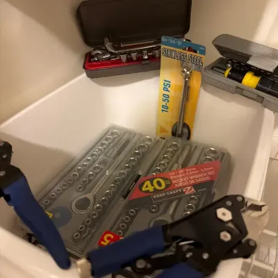 Tool Lot with Socket Sets, Locking Pliers & Specialty Wrench