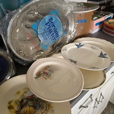 Vintage Serving Pieces & Silverplate Serving Tray Collection