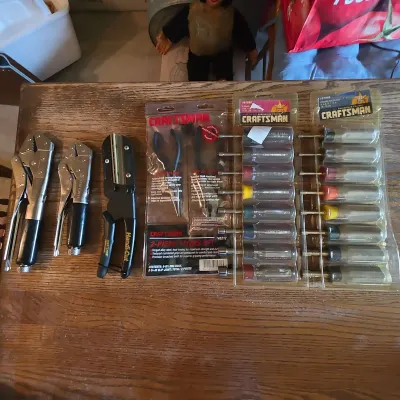 Craftsman Hand Tool Lot – Nut Driver Sets, Locking Pliers & Cutters