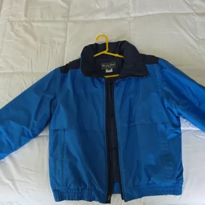 Windy Pass GORE-TEX Rain Jacket Men's Large Blue Full Zip Waterproof Coat