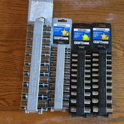 Craftsman Deep Socket Sets – SAE & Metric – 1/4" and 1/2" Drive