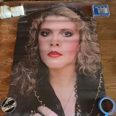 Vintage Stevie Nicks Original Music Poster AA131 – Printed in England